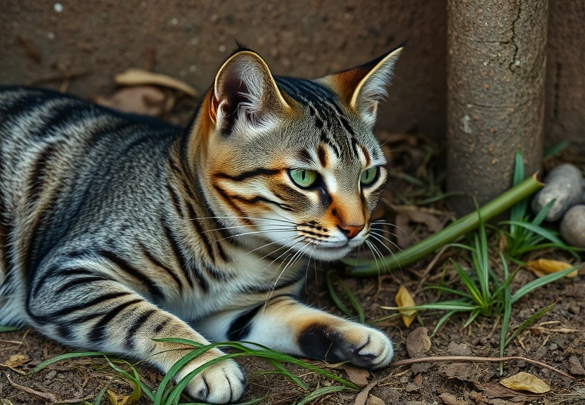 Representação visual de Mistério e Crueldade em Campo Grande: Gatos e Pássaros Mortos por Envenenamento em Condomínio