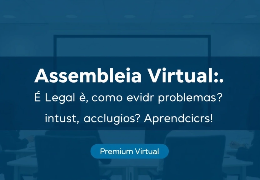 Representação visual de Assembleia Virtual: É Legal e Como Evitar Problemas? Aprenda Aqui!