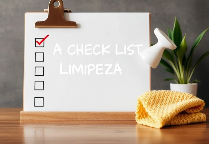 Representação visual de Checklist Definitivo de Limpeza: Organize-se e Impressione Seus Hóspedes